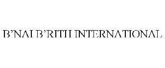 B'NAI B'RITH INTERNATIONAL