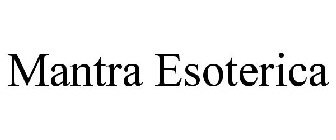 MANTRA ESOTERICA