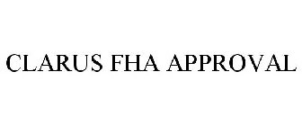CLARUS FHA APPROVAL
