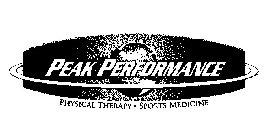 PEAK PERFORMANCE PHYSICAL THERAPY · SPORTS MEDICINE