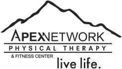 APEXNETWORK PHYSICAL THERAPY & FITNESS CENTER LIVE LIFE.