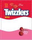 LOW FAT SNACK BITE SIZED TWIZZLERS BITES CHERRY ARTIFICIALLY FLAVORED