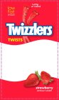 TWIZZLERS TWISTS LOW FAT SNACK TOTALLY TWISTED STRAWBERRY ARTIFICIALLY FLAVORED