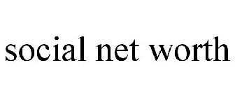 SOCIAL NET WORTH