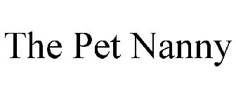 THE PET NANNY