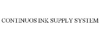 CONTINUOS INK SUPPLY SYSTEM