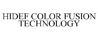 HIDEF COLOR FUSION TECHNOLOGY