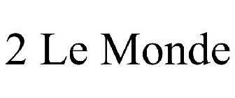 2 LE MONDE