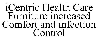 ICENTRIC HEALTH CARE FURNITURE INCREASED COMFORT AND INFECTION CONTROL