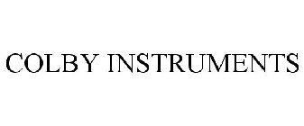COLBY INSTRUMENTS
