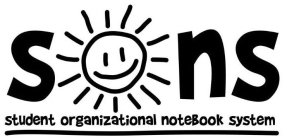 SONS STUDENT ORGANIZATIONAL NOTEBOOK SYSTEM