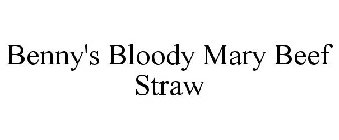 BENNY'S BLOODY MARY BEEF STRAW