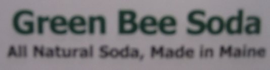 GREEN BEE ALL NATURAL SODA