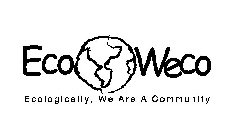 ECO WECO ECOLOGICALLY, WE ARE A COMMUNITY