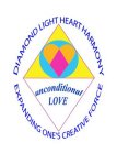 UNCONDITIONAL LOVE DIAMOND LIGHT HEART HARMONY EXPANDING ONE'S CREATIVE FORCE
