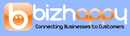 B BIZHAPPY CONNECTING BUSINESSES TO CUSTOMERS
