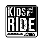 KIDS RIDE JUST WANT TO... AMA AMERICANMOTORCYCLIST.COM