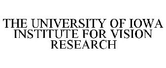 THE UNIVERSITY OF IOWA INSTITUTE FOR VISION RESEARCH
