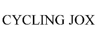 CYCLING JOX