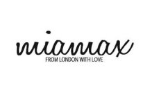 MIAMAX FROM LONDON WITH LOVE