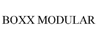 BOXX MODULAR