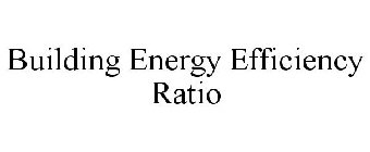 BUILDING ENERGY EFFICIENCY RATIO