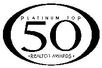 PLATINUM TOP 50 · REALTOR AWARDS ·