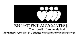 RN PATIENT ADVOCATES PLLC YOUR HEALTH CARE SAFETY NET ADVOCACY EDUCATION & GUIDANCE THROUGH THE HEALTHCARE SYSTEM