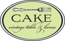 CAKE VINTAGE TABLE & HOME