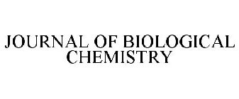 JOURNAL OF BIOLOGICAL CHEMISTRY