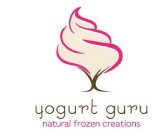 YOGURT GURU NATURAL FROZEN CREATIONS