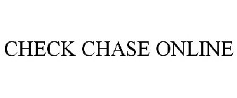 CHECK CHASE ONLINE