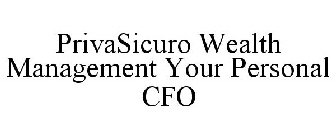 PRIVASICURO WEALTH MANAGEMENT YOUR PERSONAL CFO