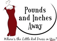 POUNDS AND INCHES AWAY.COM WHERE'S THE LITTLE RED DRESS IN YOU?