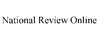 NATIONAL REVIEW ONLINE