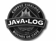 JAVA · LOG COFFEE FIRELOGS BÛCHES DE CAFÉ
