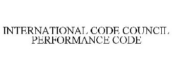 INTERNATIONAL CODE COUNCIL PERFORMANCE CODE
