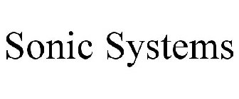 SONIC SYSTEMS