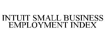 INTUIT SMALL BUSINESS EMPLOYMENT INDEX