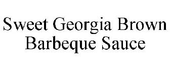 SWEET GEORGIA BROWN BARBEQUE SAUCE