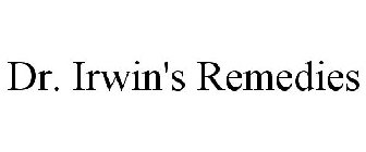 DR. IRWIN'S REMEDIES