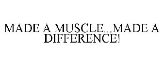 MADE A MUSCLE...MADE A DIFFERENCE!