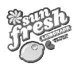 SUNFRESH LEMONADE GET FRESH WITH ME! EST.1927