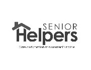 SENIOR HELPERS CARE AND COMFORT AT A MOMENT'S NOTICE.