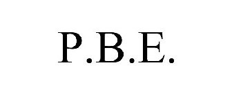 P.B.E.
