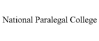 NATIONAL PARALEGAL COLLEGE