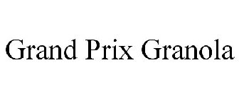 GRAND PRIX GRANOLA