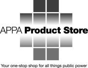 APPA PRODUCT STORE YOUR ONE-STOP SHOP FOR ALL THINGS PUBLIC POWER