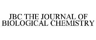 JBC THE JOURNAL OF BIOLOGICAL CHEMISTRY