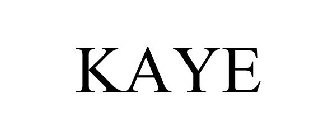 KAYE